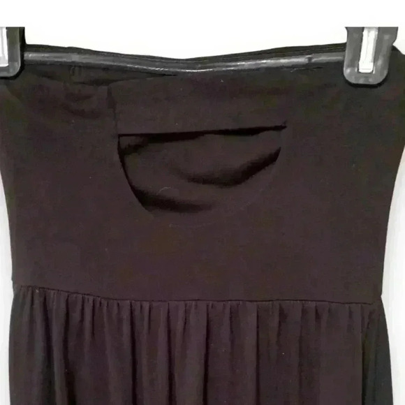 Women's Juniors' Xhilaration Black Strapless High-low Dress - Picture 8 of 11